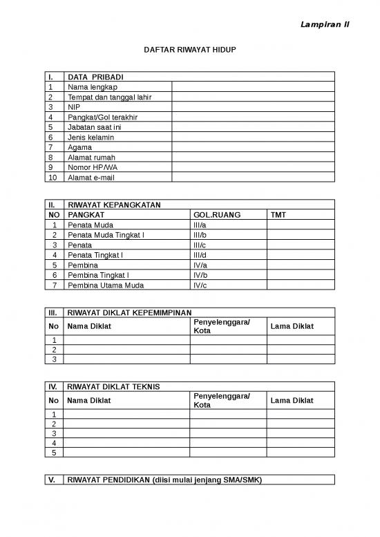 picture_File - Daftar Riwayat Hidup Id 13277 | Form Daftar Riwayat Hidup