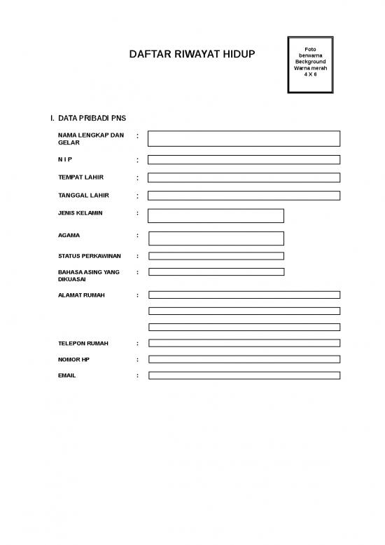 picture File - Daftar Riwayat Hidup Id 13318 | Drh Calon Perserta Seleksi Jpt Pratama