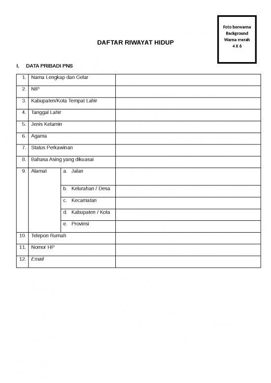 picture File - Daftar Riwayat Hidup Pns Id 13328 | Format Daftar Riwayat Hidup Pelamar picture File - Daftar Riwayat Hidup Pns Id 13328 | Format Daftar Riwayat Hidup Pelamar