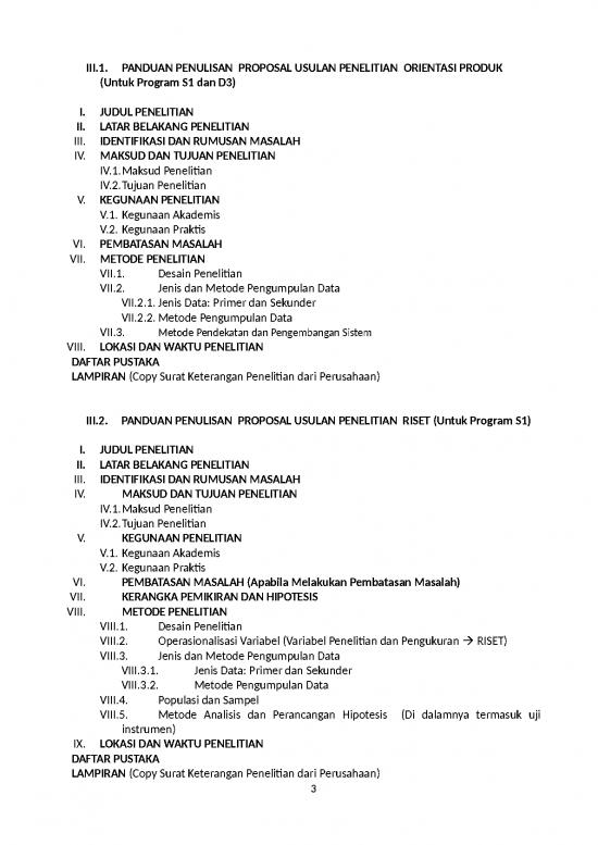 Contoh Usulan Penelitian 11379 Pedoman Penulisan Proposal Usulan Penelitian Proposal File