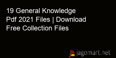 picture 19 General Knowledge Pdf 2021 Files | Download Free Collection Files