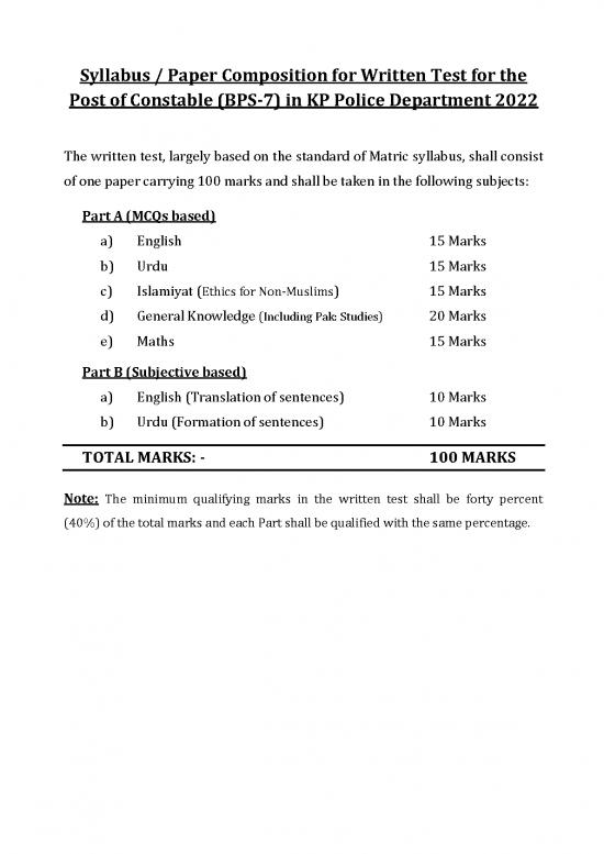 picture1_General Studies Pdf 123940 | 209 Pc Advertisement Dept April 2022 Course Content