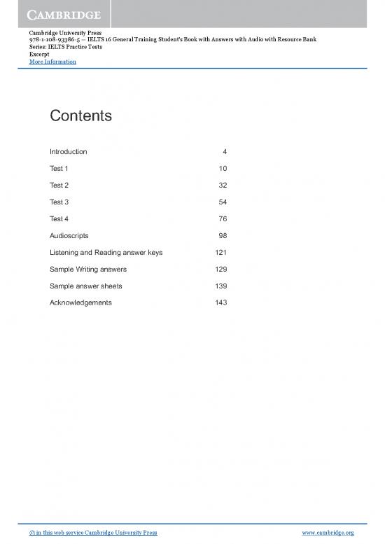 picture1_Ielts General Listening Practice Test With Answers Pdf 124451 | 9781108933865 Excerpt