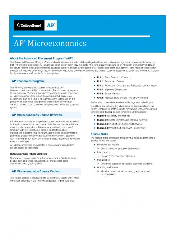 picture Economics Pdf 125299 | Ap Microeconomics Course Overview