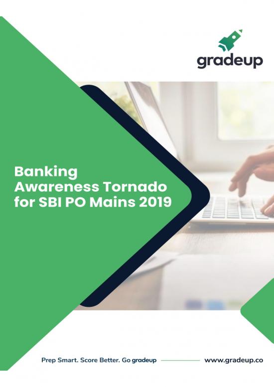 picture_Banking Awareness  Tornado Sbi Banking Exam 2019 23