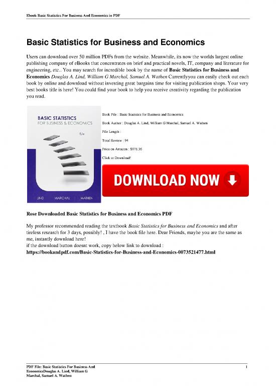 picture1_Economics Pdf 125350 | Basic Statistics For Business And Economics By Douglas A Lind William G Marchal Samuel A Wathen