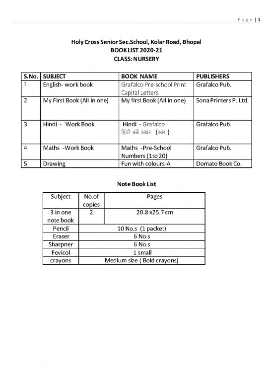 picture1_General Knowledge Pdf 123482 | Book List 2020 21