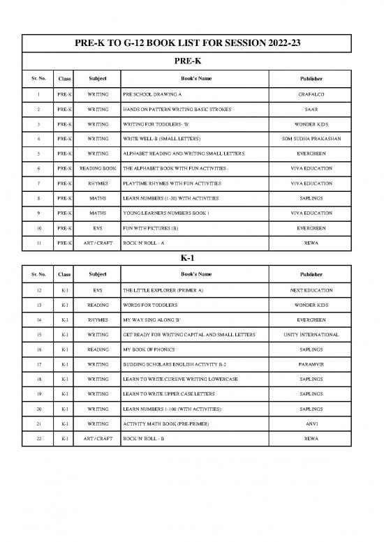picture_Book List Session 2022 23