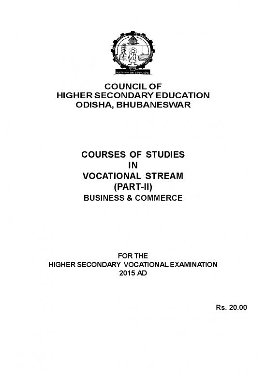 picture_Economics Pdf 123447 | Chse Course Of Studies Vocational Stream (part Ii) 2015
