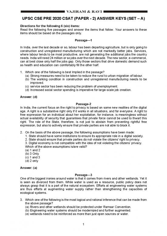 picture Upsc Csat Paper 2020 Pdf 124149 | Csat Pre 2020 Keys Set A