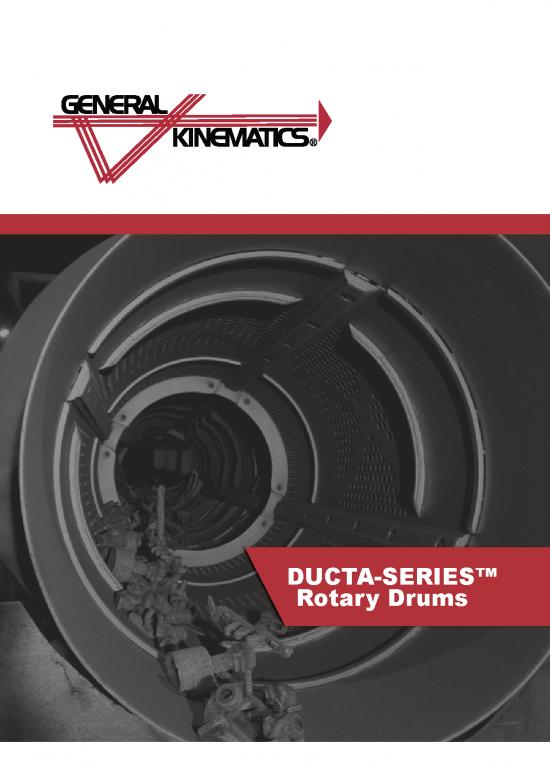 picture1_Foundry Technology Pdf 123949 | Ducta Series Rotary Drum General Kinematics