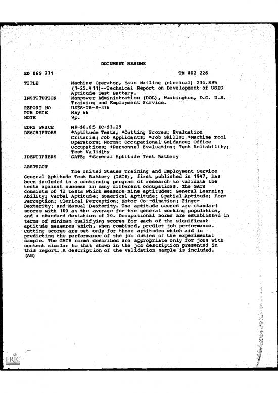 picture General Ability Test Pdf 124737 | Ed069771