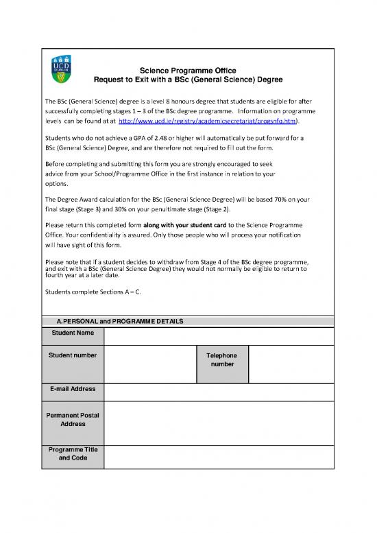 picture General Science Pdf 123779 | Exiting Science With A Bsc General Degree Form