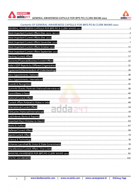 picture1_General Awareness Pdf 123357 | Final File General Awareness Capsule Ibps Po Clerk Mains 2022 Gopal Sir