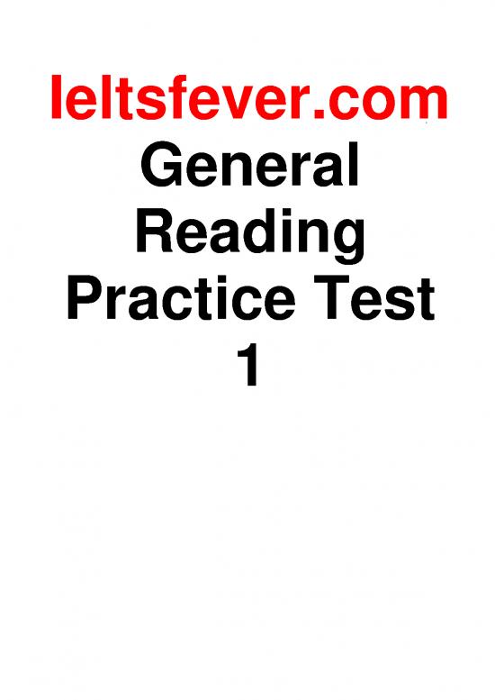 picture1_General Reading Test Pdf 124764 | Ielts Fever General Reading Practice Test 1 Pdf