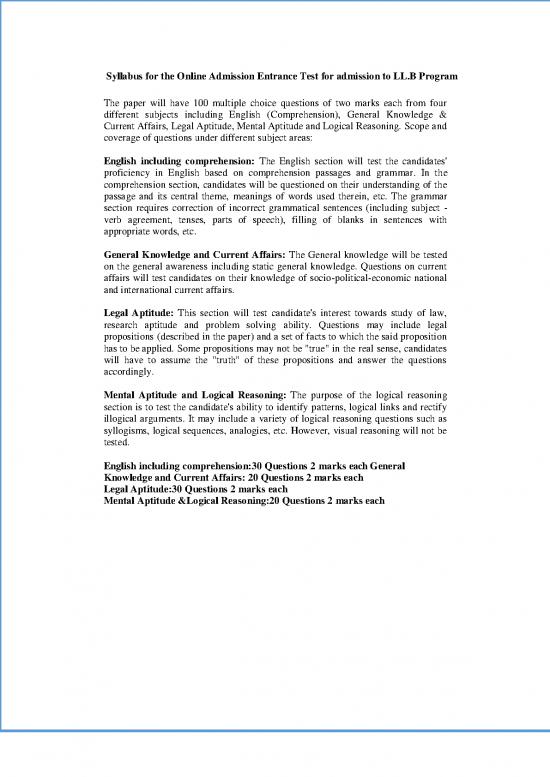 picture1_Static General Knowledge Pdf 125153 | News5f7eb8efc9539syllabus For Llb Entrance Test (1)