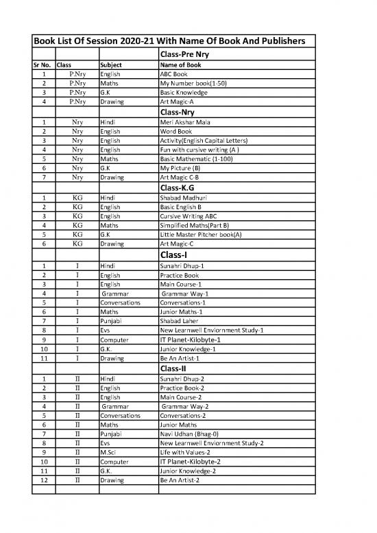 picture1_Pry Wing Book List
