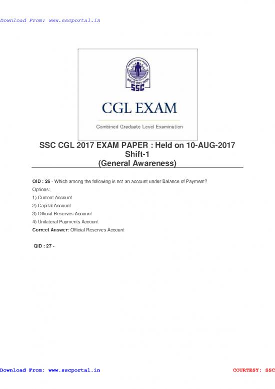 picture1_General Awareness Pdf 123287 | Ssc Cgl Tier 1 Papers 10 Aug 2017 Shift 1 General Awareness