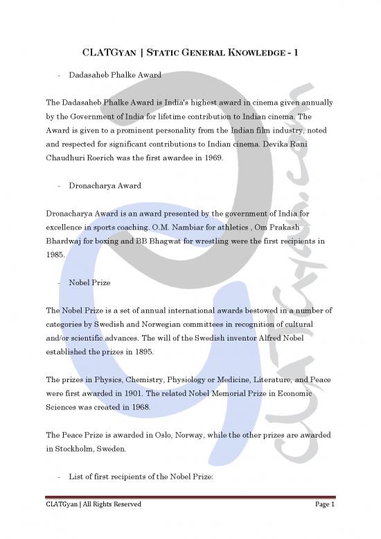 picture Sports General Knowledge Pdf 124555 | Static General Knowledge Material For Clat Exam Preparation