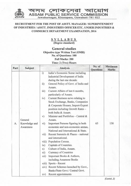 picture1_General Studies Pdf 123826 | Syllabus Industries & Commerce