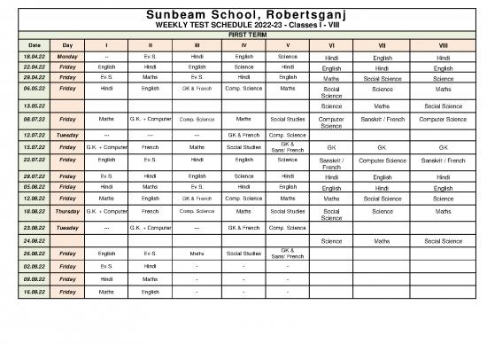 picture_Weekly Schedule Printable Pdf 123755 | Unit Test Schedule