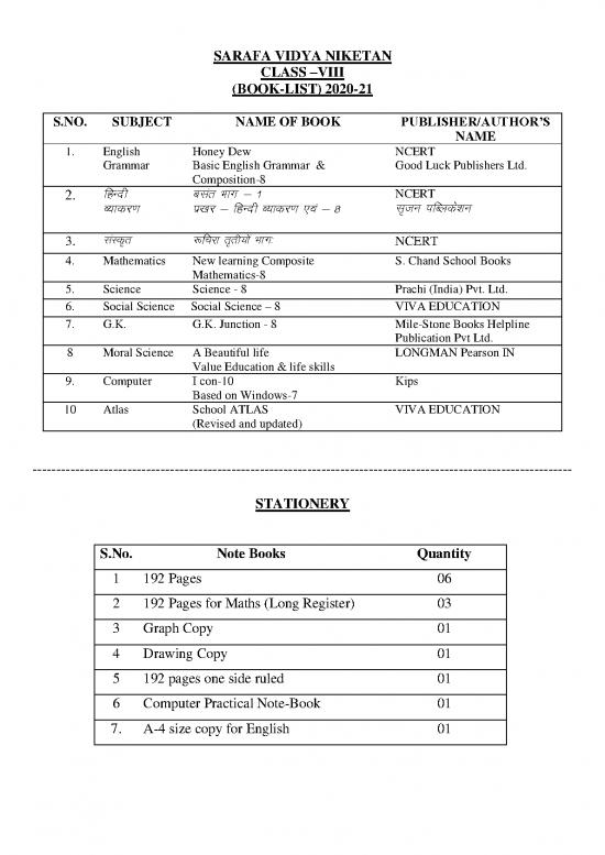 picture Free Computer Science Books 123245 | Viii 2020 21 Pdf