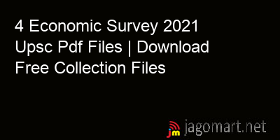 picture 4 Economic Survey 2021 Upsc Pdf Files | Download Free Collection Files