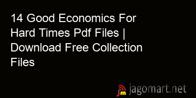 picture 14 Good Economics For Hard Times Pdf Files | Download Free Collection Files