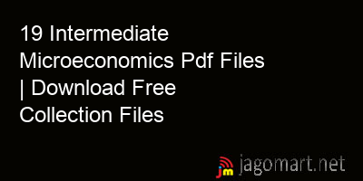 picture 19 Intermediate Microeconomics Pdf Files | Download Free Collection Files