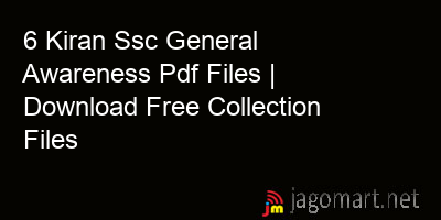 picture 6 Kiran Ssc General Awareness Pdf Files | Download Free Collection Files