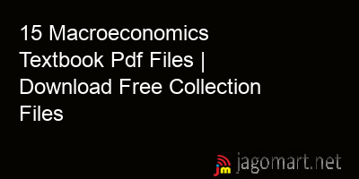picture 15 Macroeconomics Textbook Pdf Files | Download Free Collection Files