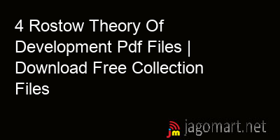 picture 4 Rostow Theory Of Development Pdf Files | Download Free Collection Files