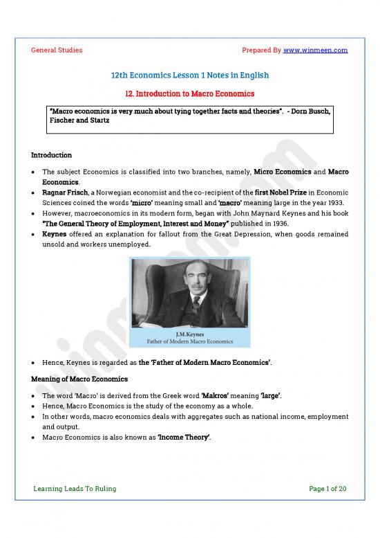 picture_Economic 12th Book Pdf 127290 | 12th Economics Lesson 1 Notes In English