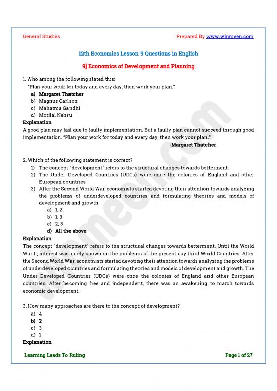 picture Economics Pdf 126168 | 12th Economics Lesson 9 Questions In English