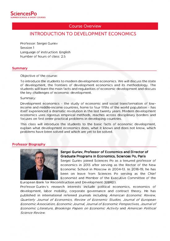 picture Economics Pdf 126135 | 2022 Course Overview Introduction To Development Economics 0