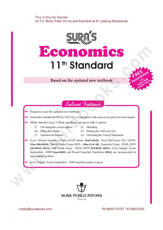 picture Economics Pdf 126156 | A64936 Suras 11thstd Economics Sample Em 2021 22