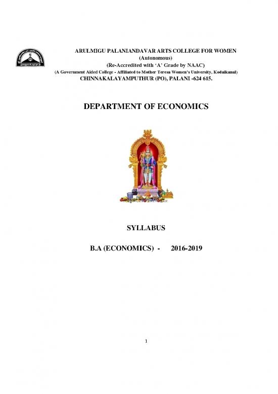 picture1_Economic Analysis Pdf 127702 | A (economics) Syllabus 2016 2019