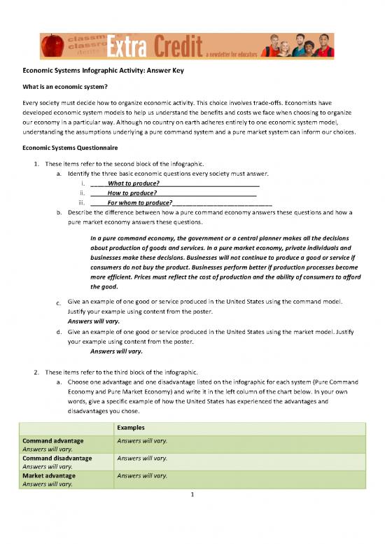 picture1_Economic System Pdf 126022 | Answer Key