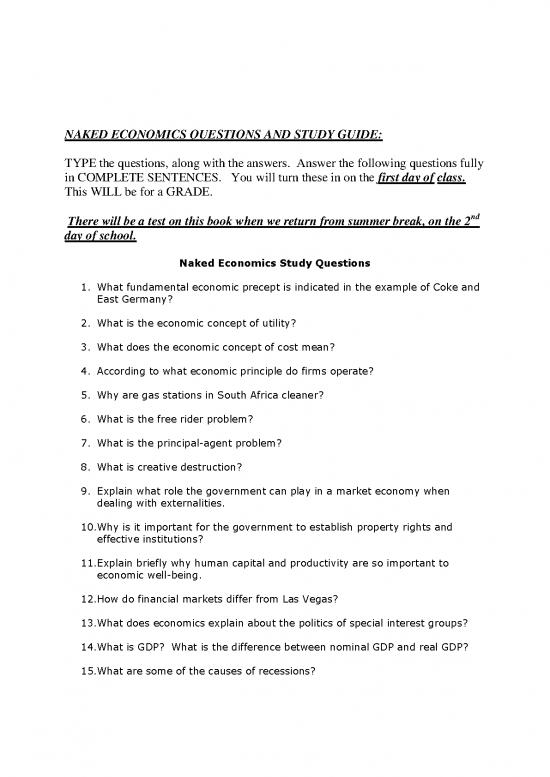 picture Economics Pdf 125514 | Ap Macroecon Studyquestions 2019 2020