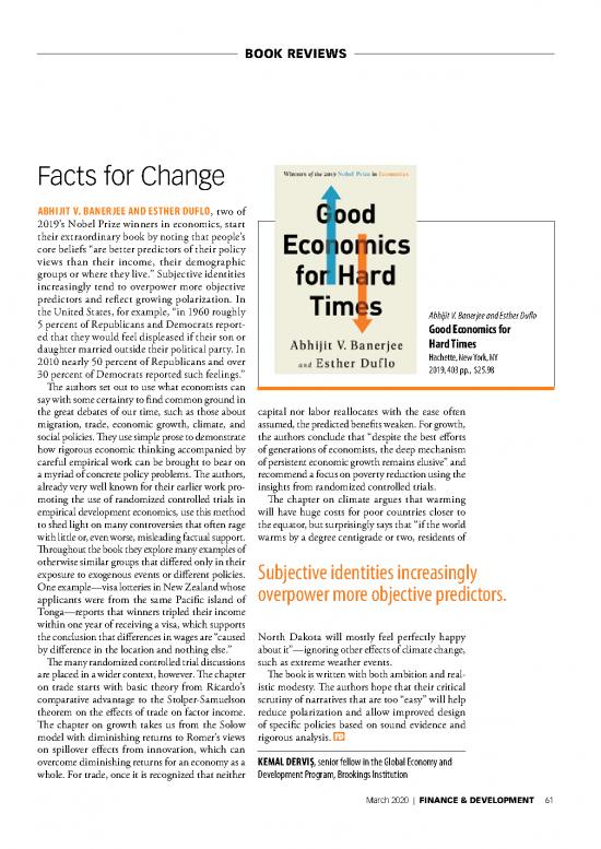 picture_Economics Pdf 125804 | Book Review Of Good Economics For Hard Times By Abhijit Banerjee And Esther Duflo Dervis