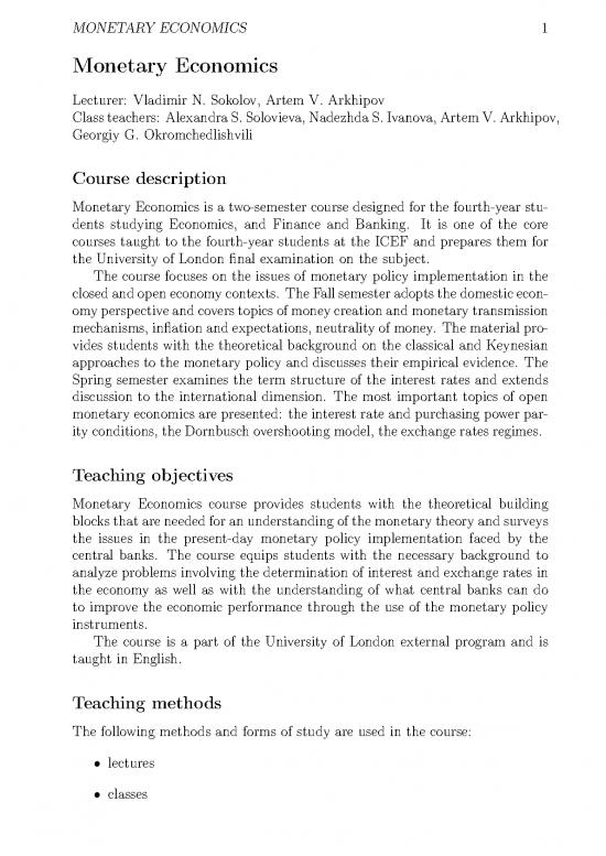 picture1_Monetary Economics Pdf 127048 | Bsc4 Monetary En