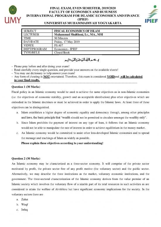 picture The Economics Book Pdf 126541 | Final Exam Fiscal Economics Of Islam