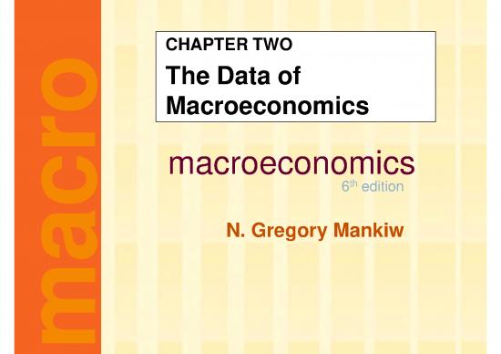 picture Theory Of Production Pdf 127295 | Foliensatz 1 The Data Of Macroeconomics