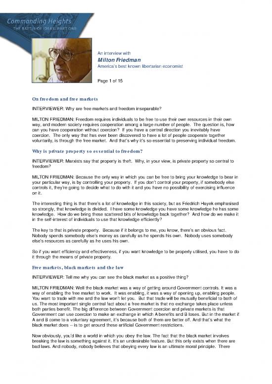 picture Milton Friedman Pdf 127686 | Friedman Intv