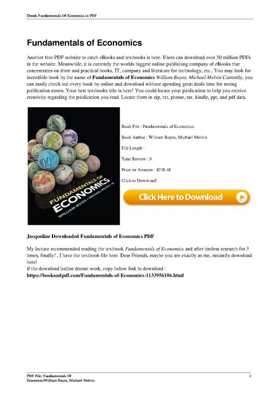 picture Economics Pdf 125937 | Fundamentals Of Economics By William Boyes Michael Melvin