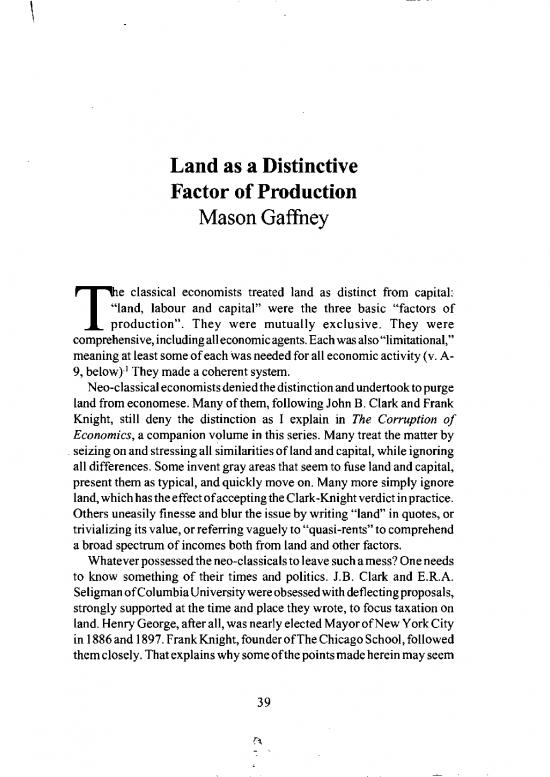 picture Labour Economics Pdf 125718 | Gaffney Mason Land As A Distinctive Factor Of Production