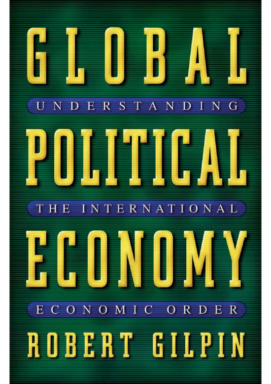 picture Political Economy Pdf 125902 | Gilpin Global Political Economz