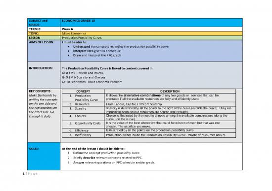 picture1_Theory Of Production Pdf 127239 | Gr 10 Economics Production Possibility Curves