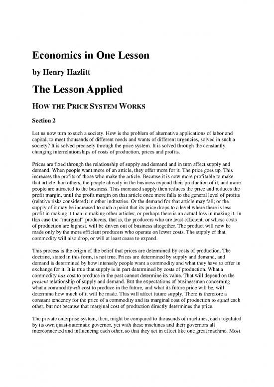 picture1_Economics Pdf 125705 | How The Price System Works