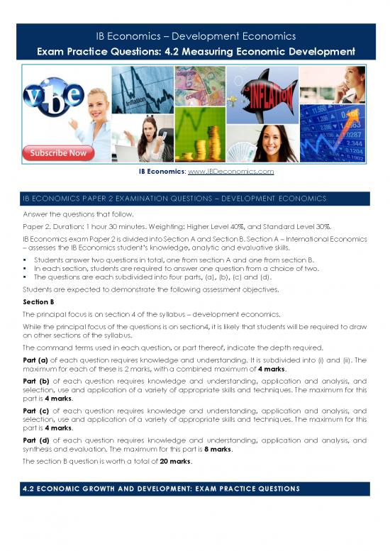 Ib Economics 2 Exam Practice Questions Measuring Economic Development ib-economics-2-exam-practice-questions-measuring-economic-development